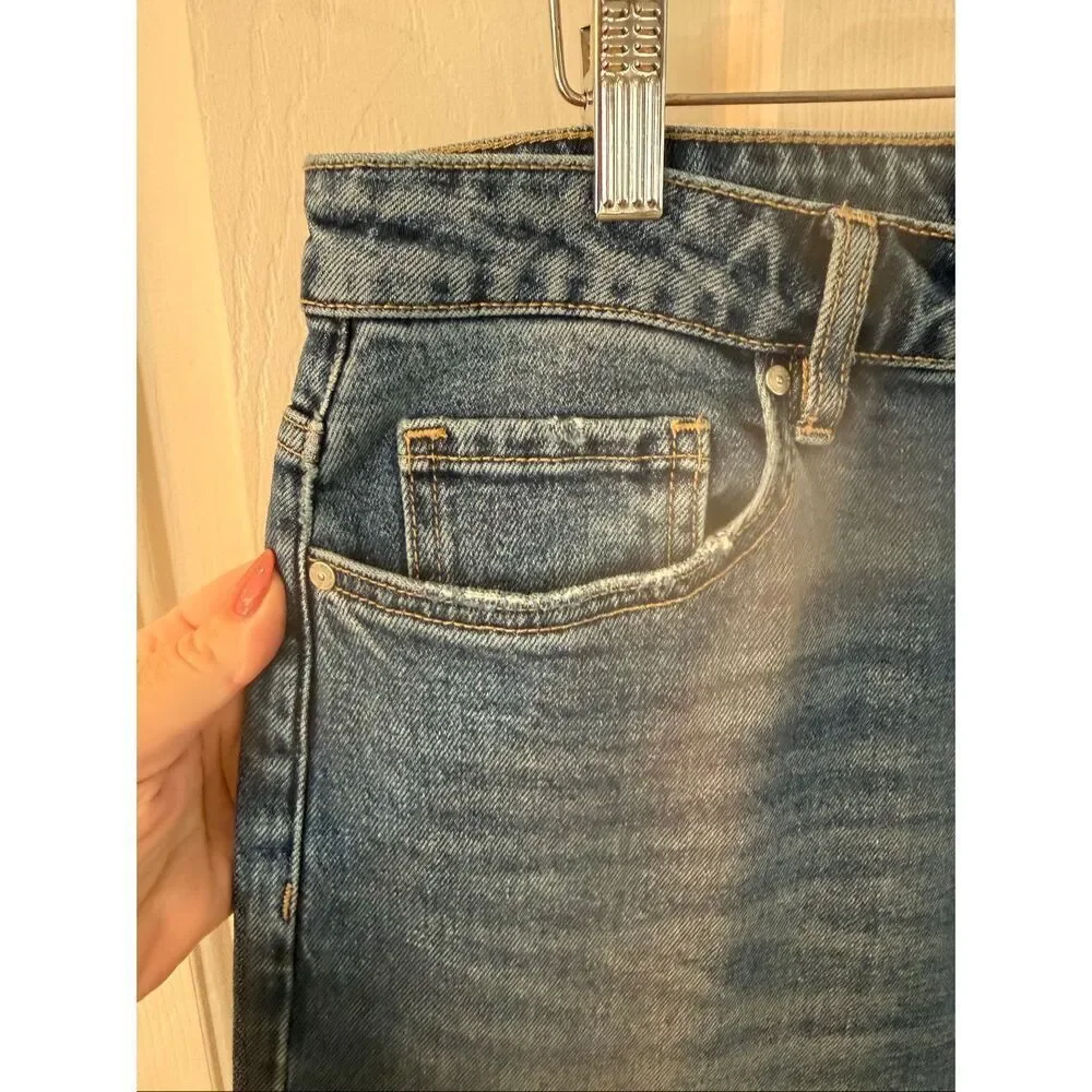 Bayea High Rise Straight Leg Jeans sz 31 NWOT